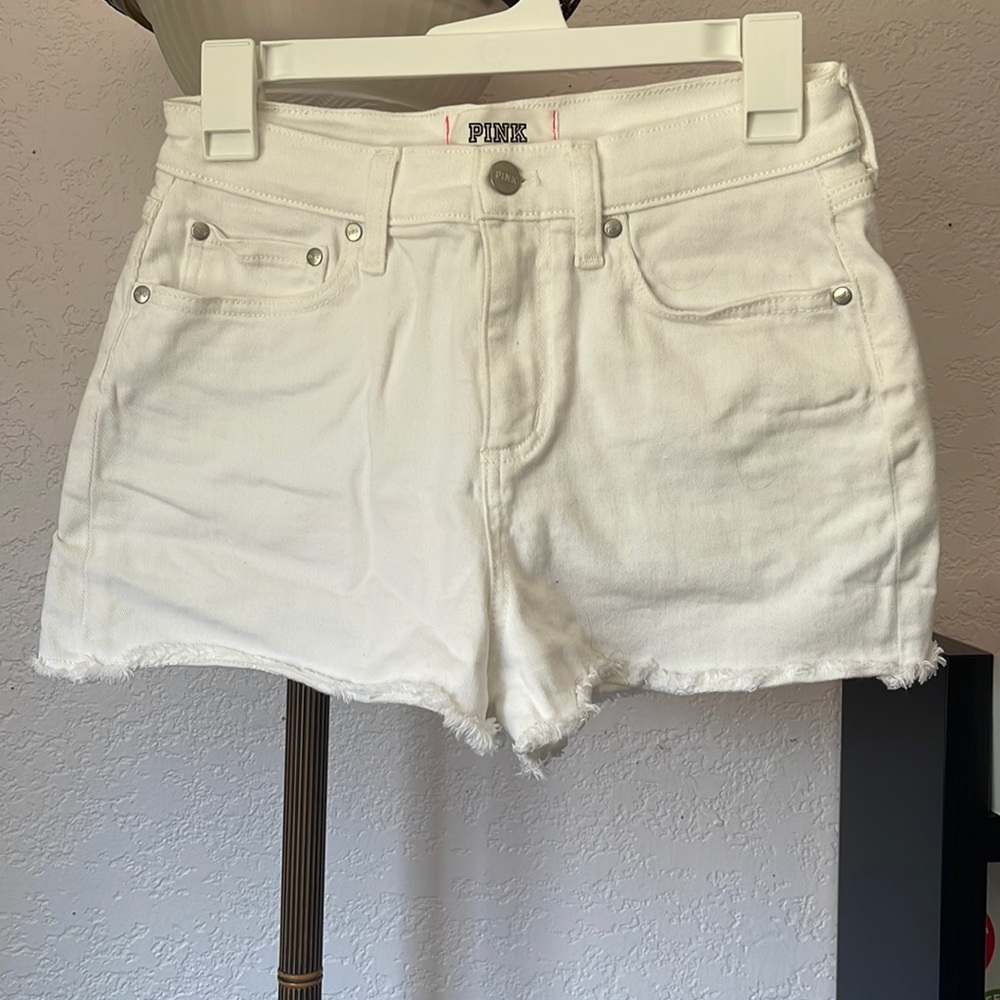 PINK High Rise Short Shorts - Picture 1 of 4